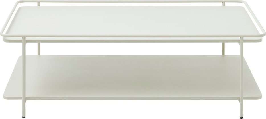 Světle šedý kovový konferenční stolek 55x110 cm Yuba – Unique Furniture Unique Furniture