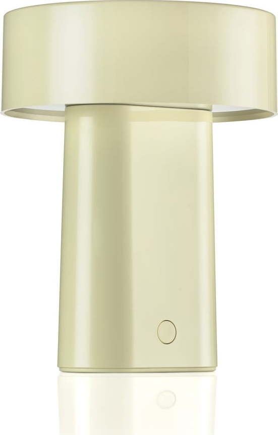 Světle zelená plastová LED stolní lampa (výška 18 cm) Oblong – Zone Zone