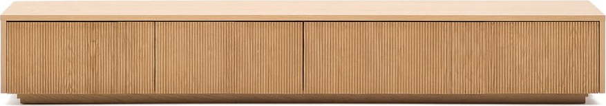 TV stolek v dekoru dubu v přírodní barvě 200x30x40 cm Helvine – Kave Home Kave Home