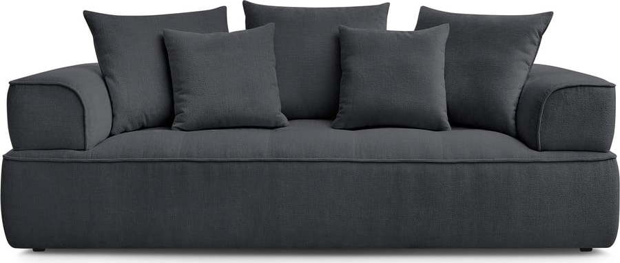 Tmavě šedá žinylková pohovka 237 cm Whesley – Bobochic Paris Bobochic Paris