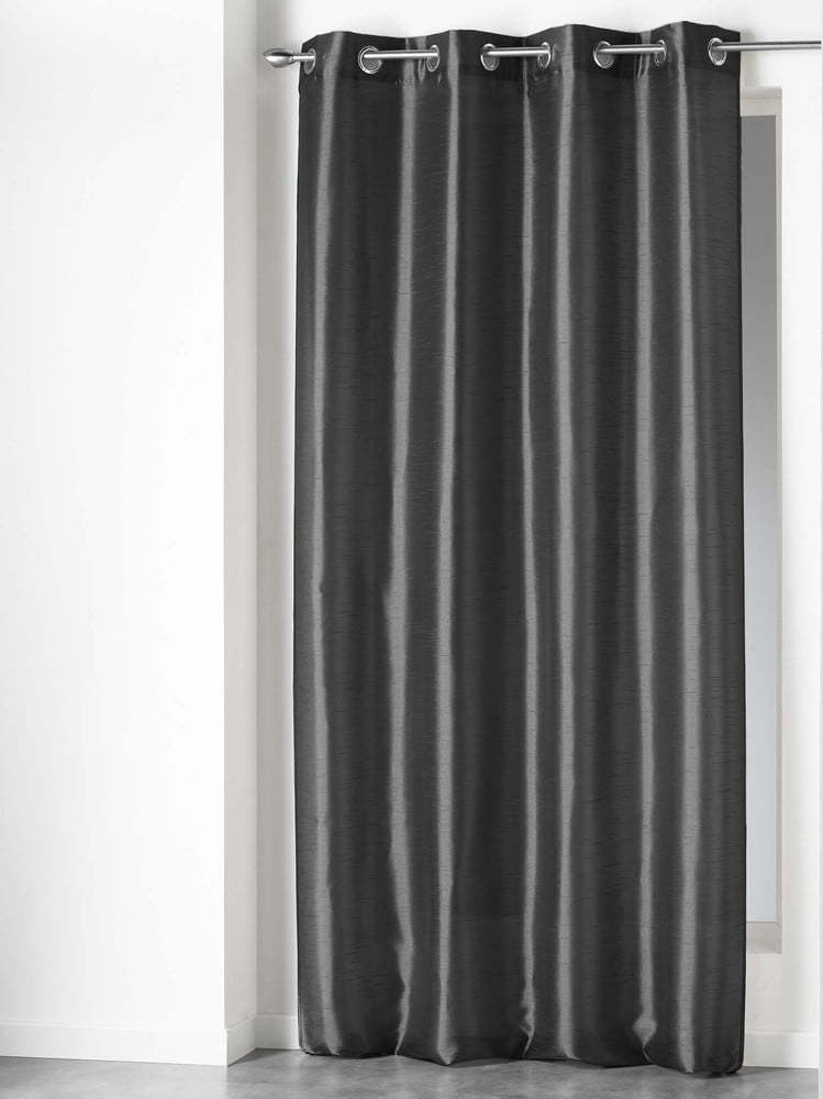 Tmavě šedý závěs z mikrosaténu 140x240 cm Shana – douceur d'intérieur Douceur d intérieur