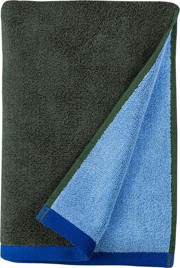 Tmavě zelený/modrý froté ručník z Bio bavlny 50x90 cm Soft – Mette Ditmer Denmark Mette Ditmer Denmark