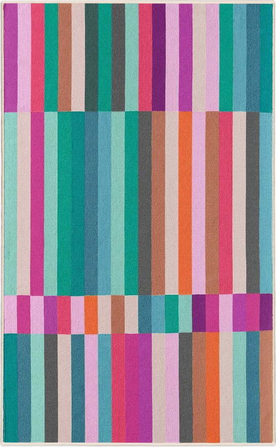 Tyrkysový pratelný koberec 80x150 cm Acid Rain – Mila Home Mila Home