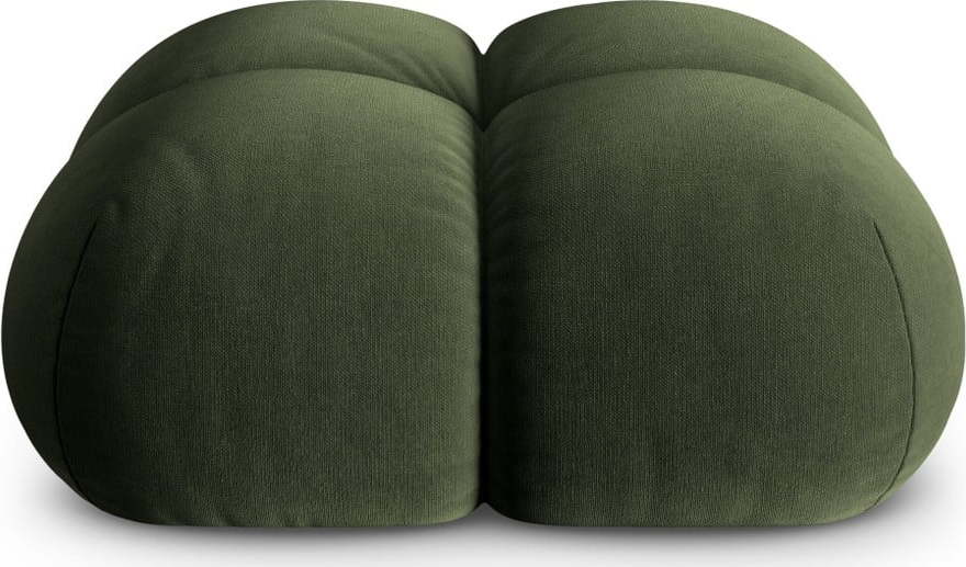 Zelená sametová podnožka Loretto – Cosmopolitan Design Cosmopolitan design