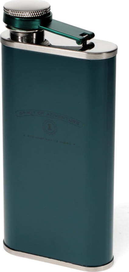 Zelenomodrá nerezová placatka 250 ml Spirit of Adventure – Rex London Rex London