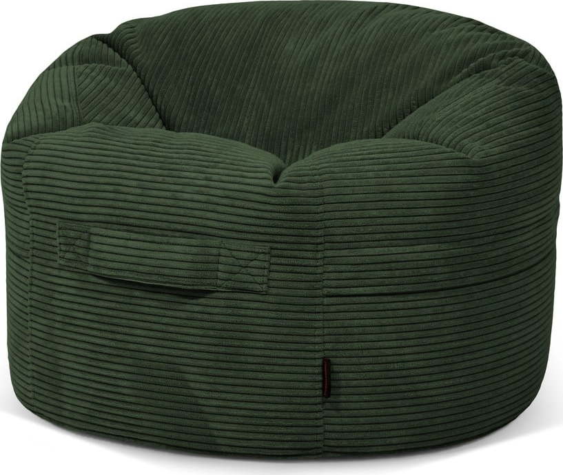 Zelený manšestrový dětský sedací vak Roll 80 – SLOWDOWN SLOWDOWN