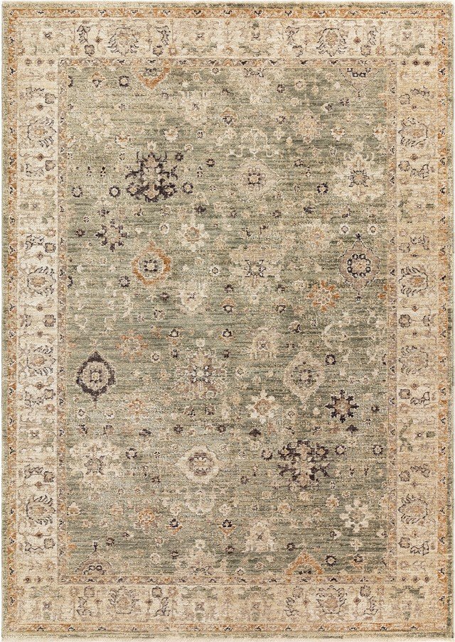 Zelený/béžový ručně tkaný koberec 200x300 cm Heriz Ornate – Asiatic Carpets Asiatic Carpets