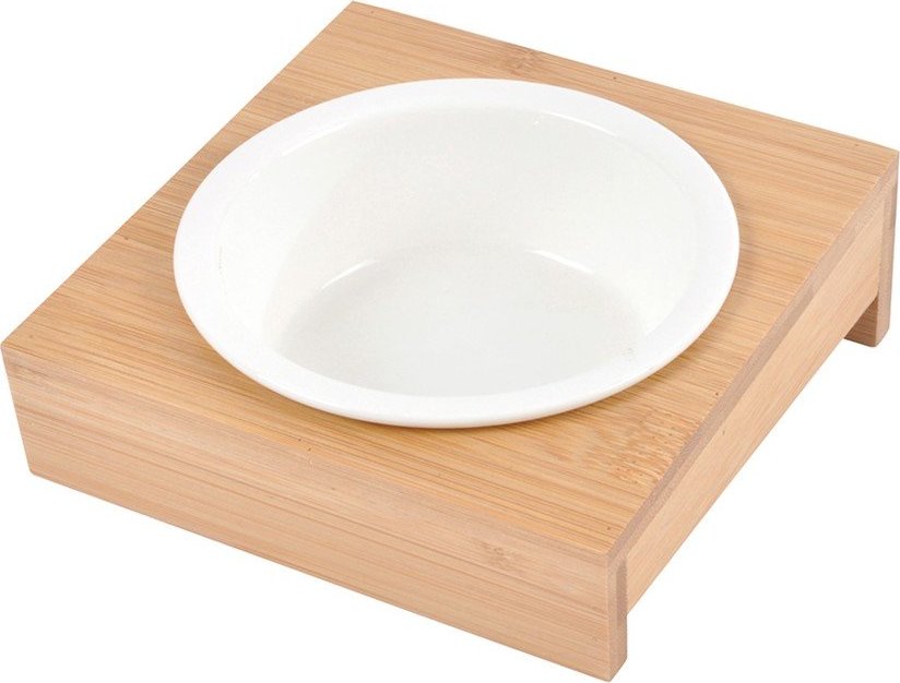 Bambusová miska s podstavcem pro psa ø 12 cm – Love Story Love Story