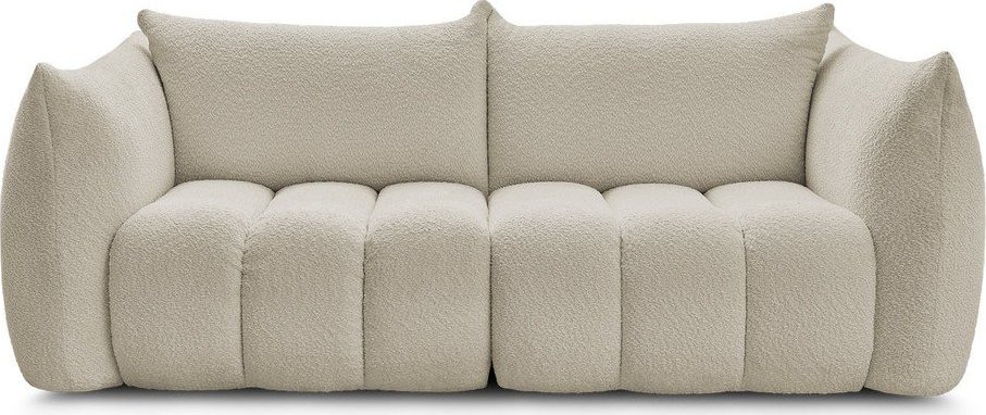 Béžová pohovka z textilie bouclé 234 cm Azra – Bobochic Paris Bobochic Paris