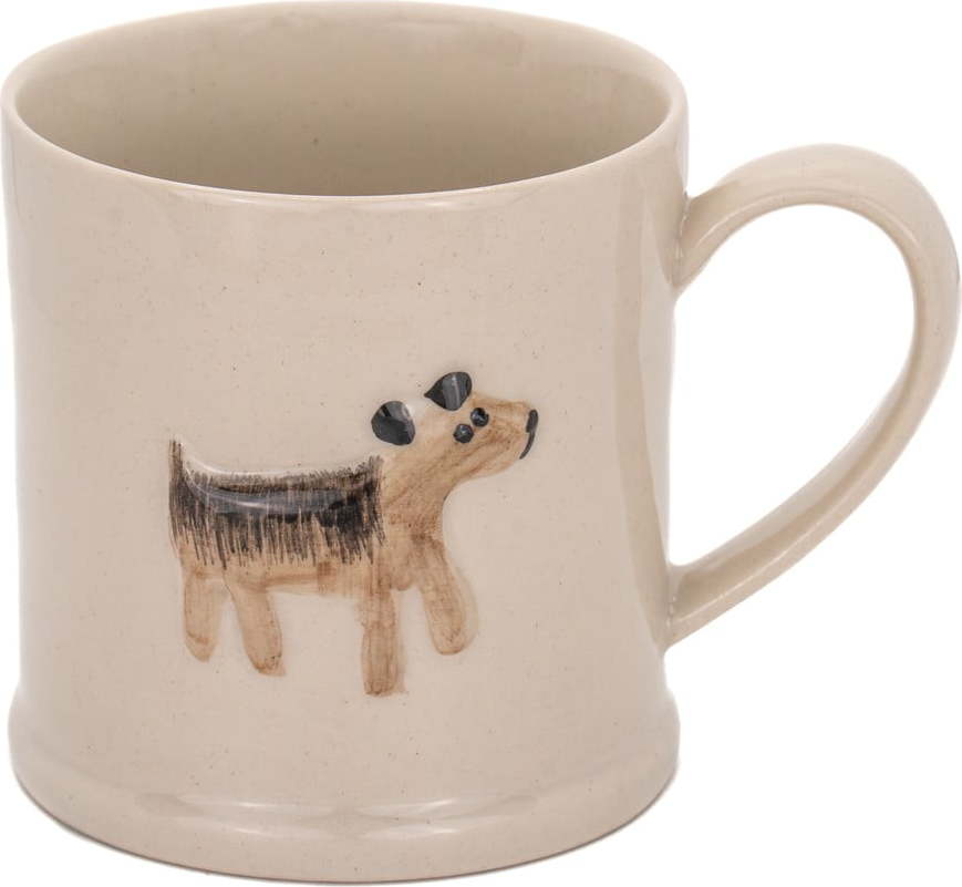 Béžový keramický hrnek 225 ml Dog – Sass & Belle Sass & Belle
