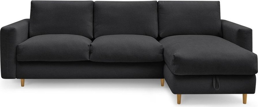 Černá rohová pohovka Nouveau Cocoone – Bobochic Paris Bobochic Paris