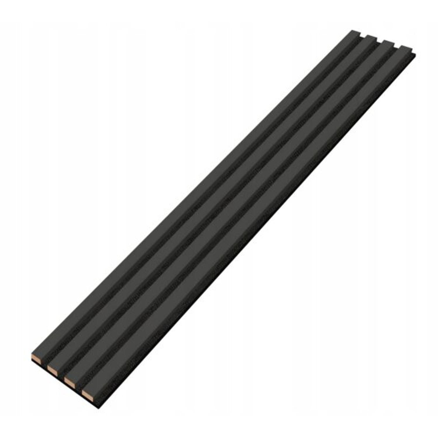 Designový akustický panel - antracit - 18 cm - 4 lamely E-LAMELE