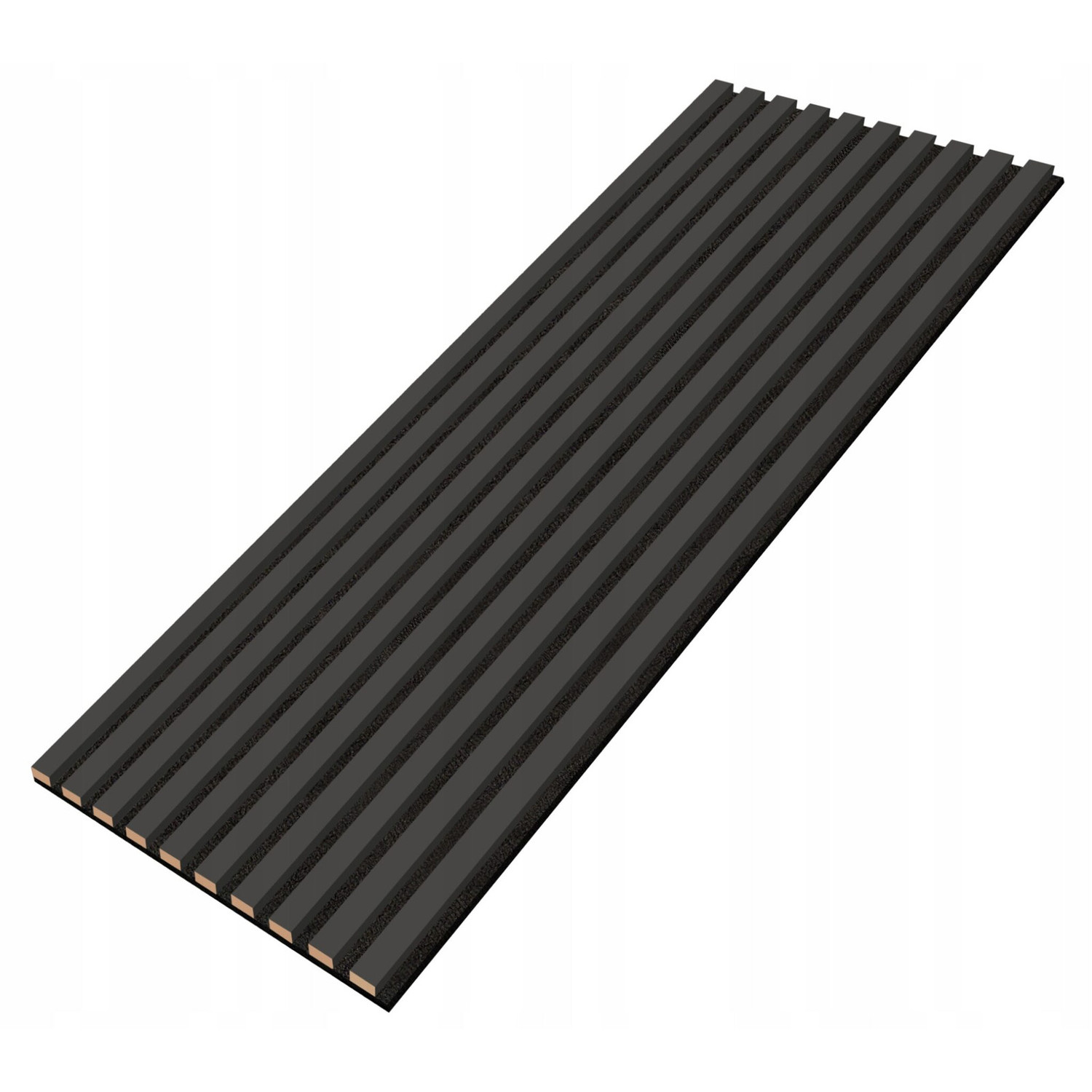 Designový akustický panel - antracit - 46 cm - 10 lamel E-LAMELE