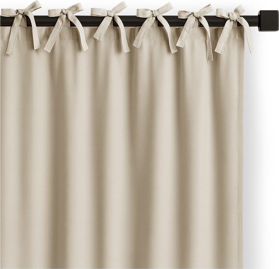 Krémový dimout závěs 140x250 cm Carli Tie – Restilo Restilo