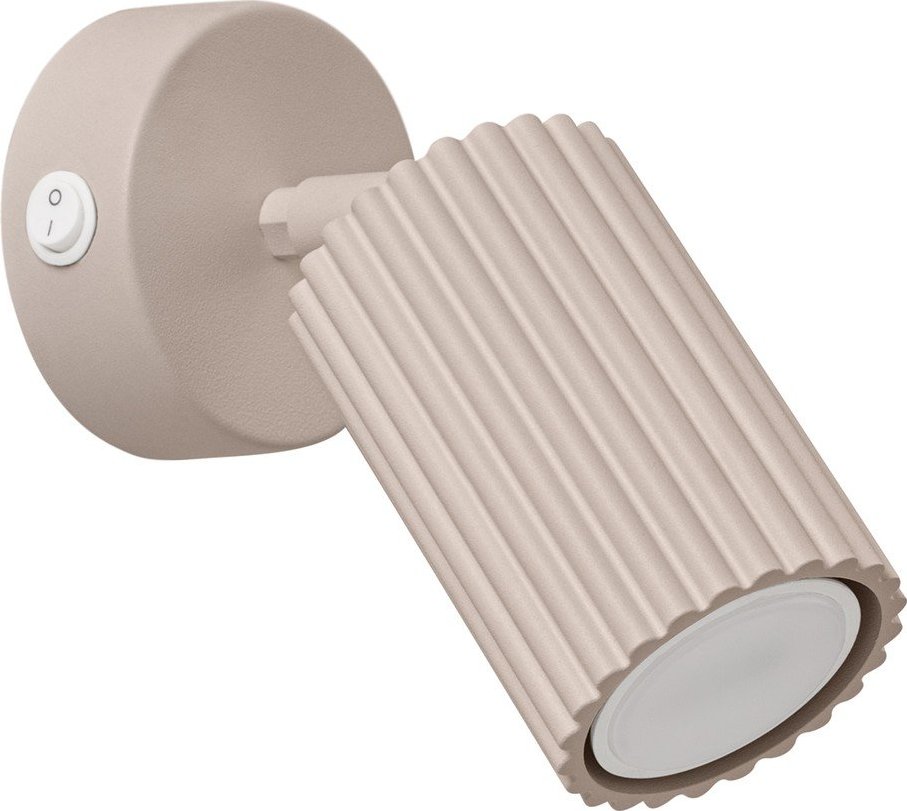 Taupe kovové bodové svítidlo 8x16 cm Gleam – Sollux Sollux