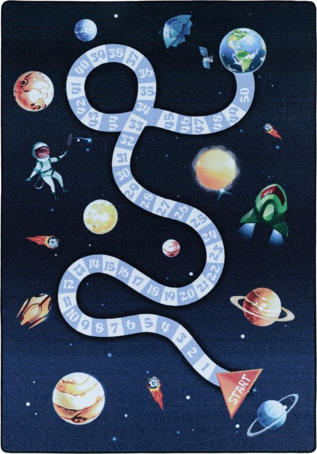Tmavě modrý dětský koberec 80x120 cm Play Space – Ayyildiz Carpets Ayyildiz Carpets