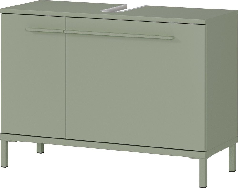 Zelená matná skříňka pod umyvadlo 80x59 cm Laurino – Germania Germania