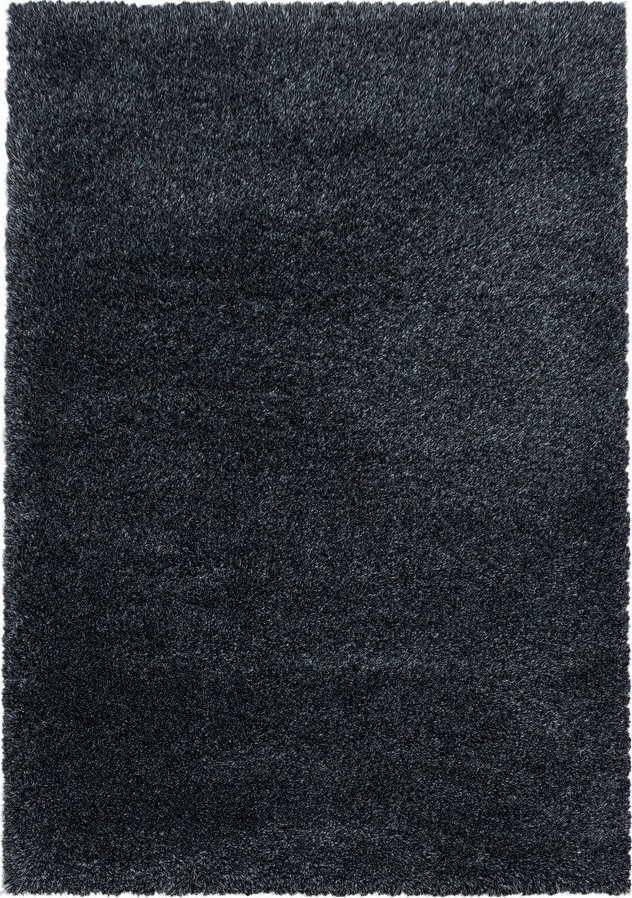 Antracitový koberec 80x150 cm Fluffy – Ayyildiz Carpets Ayyildiz Carpets