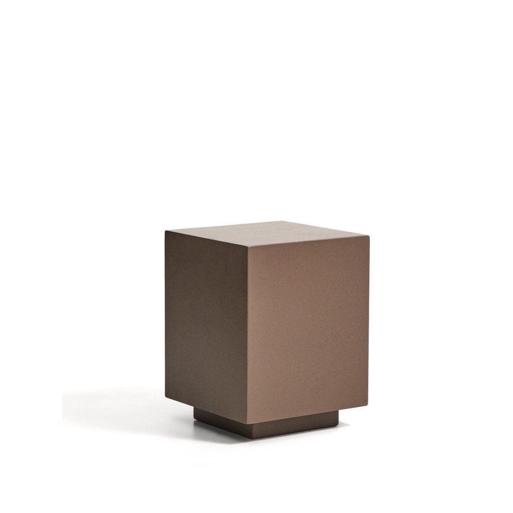 Betonový zahradní stolek 35x35 cm Rustella – Kave Home Kave Home