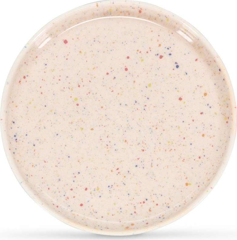 Béžový dezertní porcelánový talíř ø 20