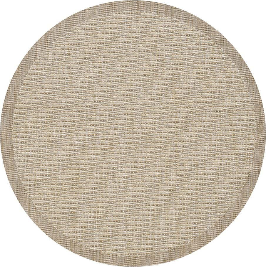 Béžový kulatý vnitřní a venkovní koberec ø 200 cm Giza 1410 – Ayyildiz Carpets Ayyildiz Carpets