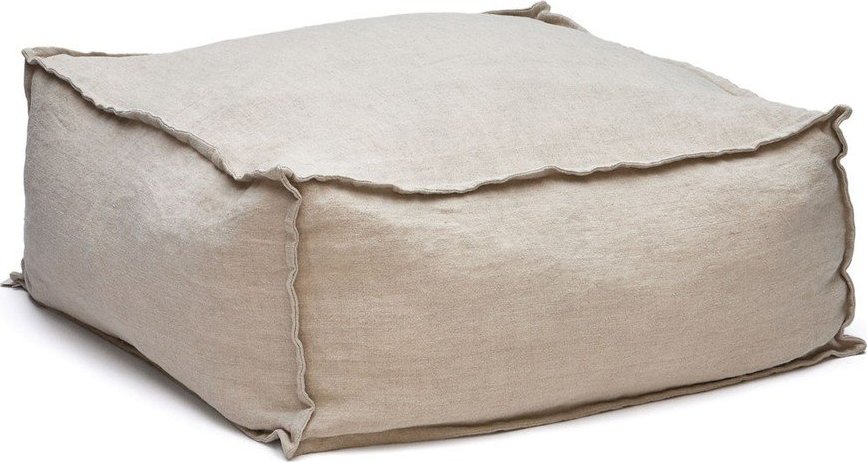 Béžový lněný sedací vak Forallac – Kave Home Kave Home