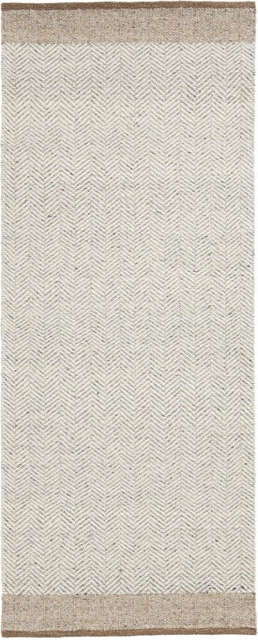 Béžový oboustranný/ručně tkaný vlněný běhoun 80x200 cm Nifelia – Kave Home Kave Home