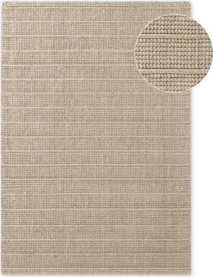 Béžový ručně tkaný vlněný koberec 80x150 cm Camden Parker – Ted Baker Ted Baker