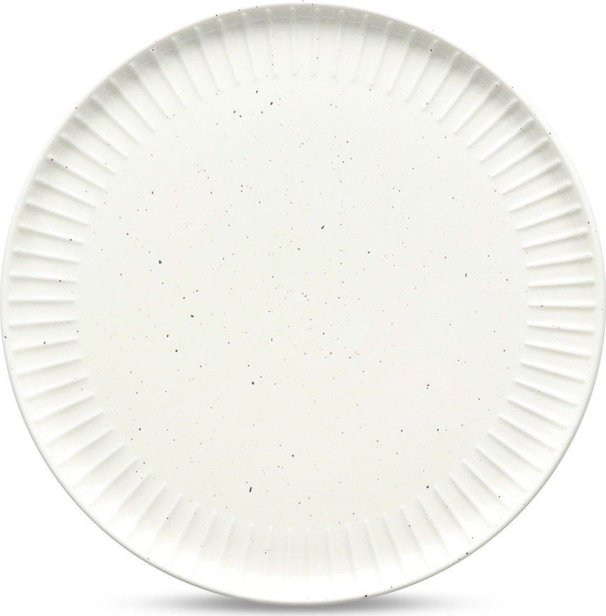 Bílý dezertní talíř ø 21 cm Ora Gloss – Salt&Pepper Salt&Pepper