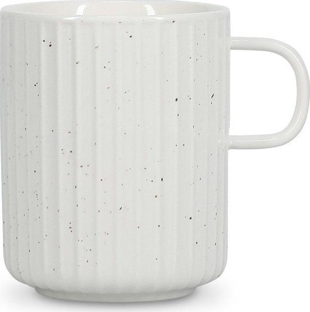 Bílý hrnek z kostního porcelánu 410 ml Ora Gloss – Salt&Pepper Salt&Pepper