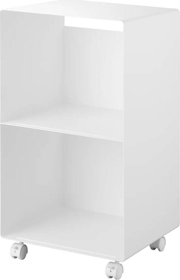 Bílý kovový pojízdný regál 40x73x38 cm Tower – YAMAZAKI YAMAZAKI