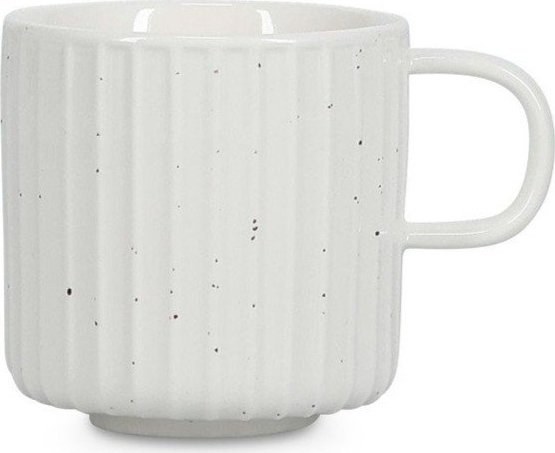 Bílý šálek z kostního porcelánu 205 ml Ora Gloss – Salt&Pepper Salt&Pepper