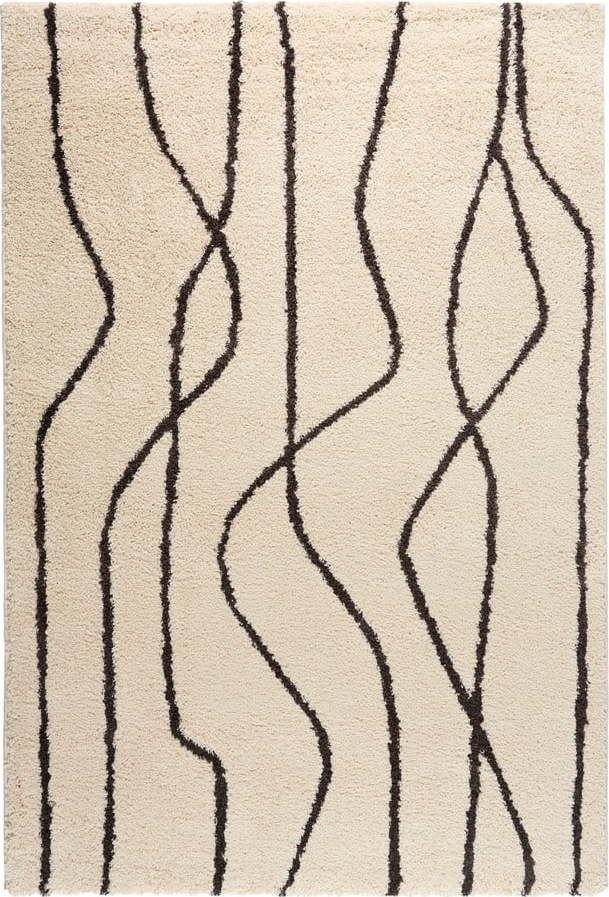 Bílý/černý koberec 120x180 cm Routa – Universal Universal