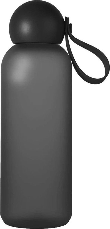 Černá cestovní lahev z recyklovaného plastu 650 ml Tom – Sagaform Sagaform