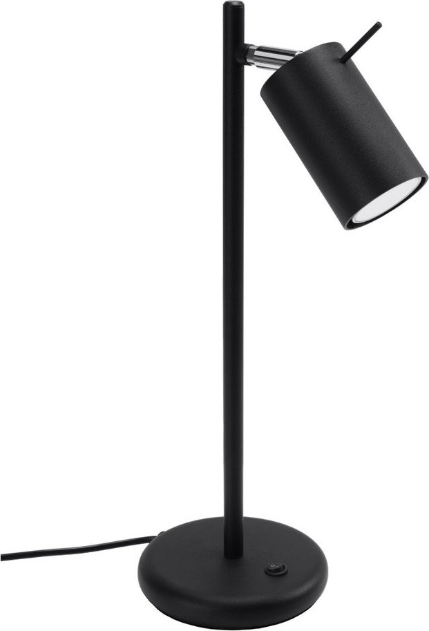 Černá kovová stolní lampa (výška 43 cm) Etna – Sollux Sollux