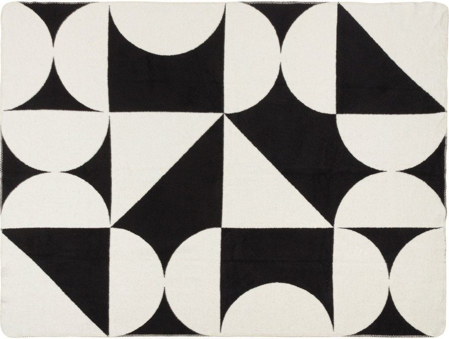 Černá/krémová deka 150x200 cm Tul – noo.ma NOO.MA