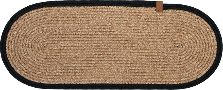 Černé/v přírodní barvě nášlapy na schody v sadě 16 ks 25x65 cm Milo Frame – Vitaus Vitaus
