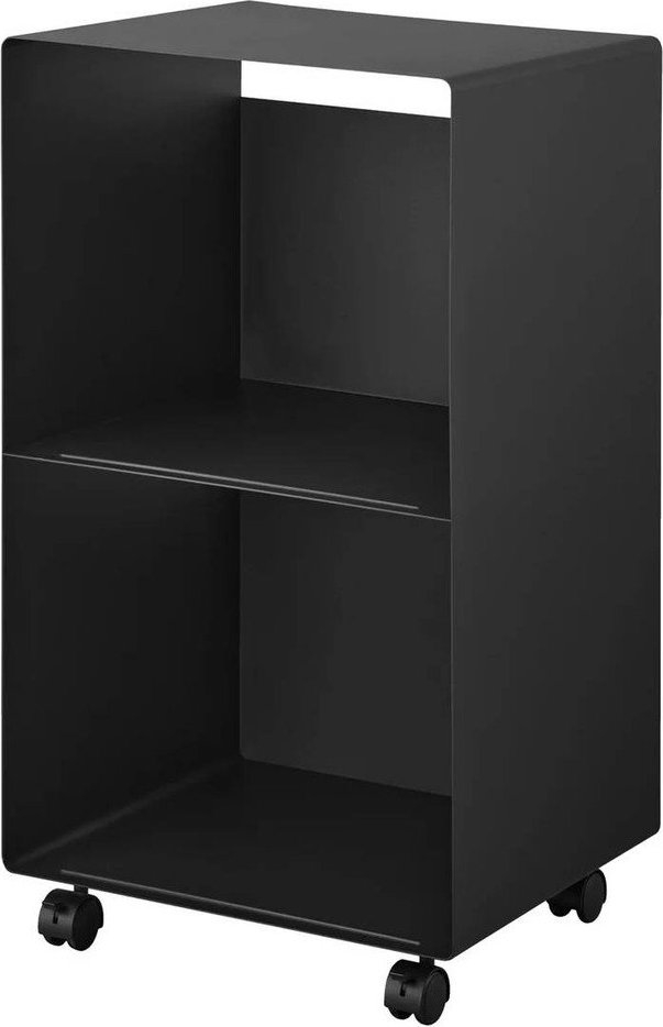 Černý kovový pojízdný regál 40x73x38 cm Tower – YAMAZAKI YAMAZAKI