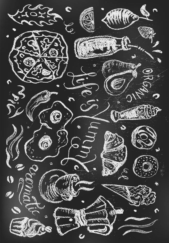Černý pratelný koberec 120x180 cm Life Is Yummy – Vitaus Vitaus