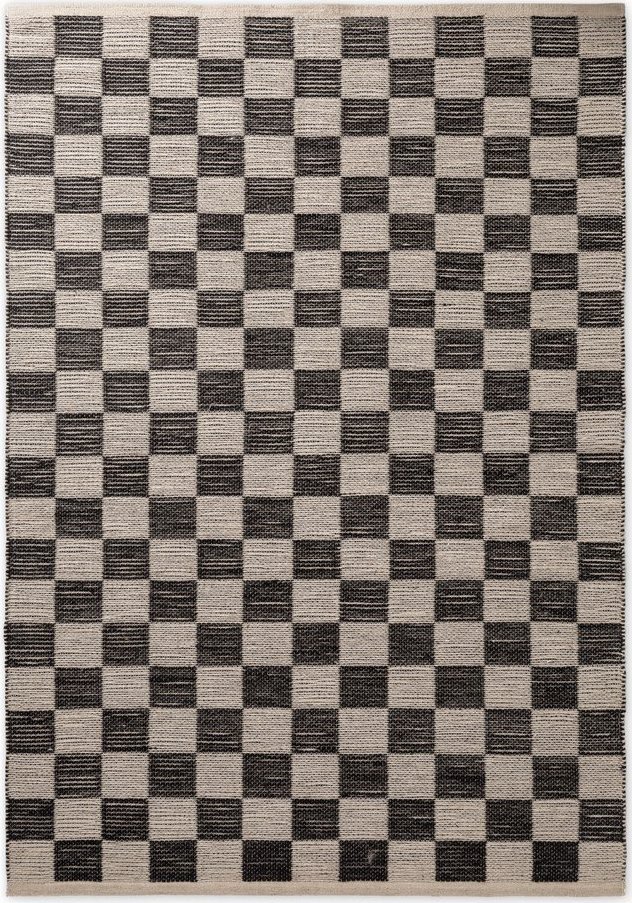 Černý/krémový oboustranný/ručně tkaný koberec s příměsí juty 200x300 cm Rex – Hanse Home Hanse Home