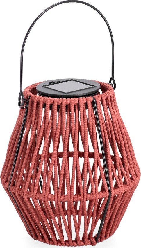 Červená solární LED lucerna (výška 17 cm) Juny – Yes Everyday Yes Everyday