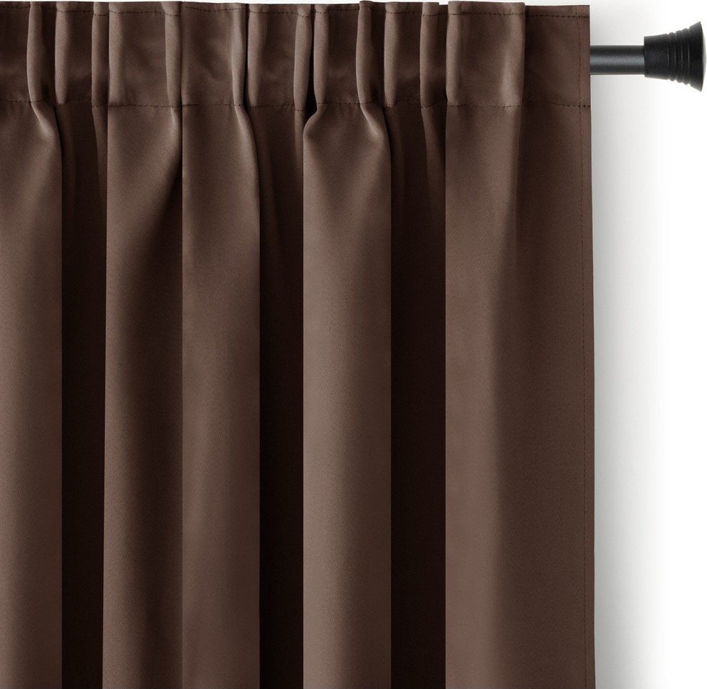Hnědý dimout závěs 200x270 cm Kierra – Restilo Restilo