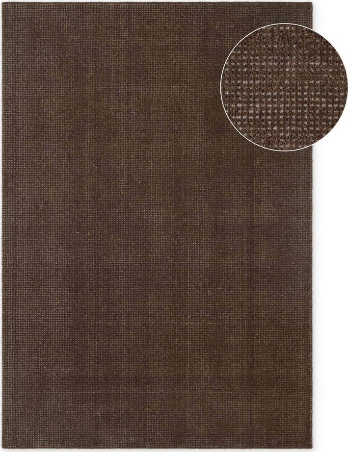 Hnědý ručně tkaný vlněný koberec 200x300 cm Greenwich – Ted Baker Ted Baker