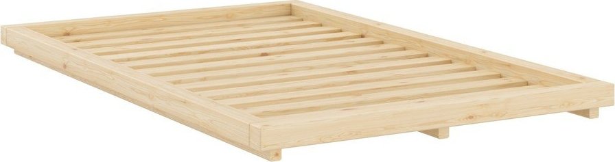 Jednolůžková postel z borovicového dřeva bez čela s roštem 120x200 cm v přírodní barvě Dock – Karup Karup