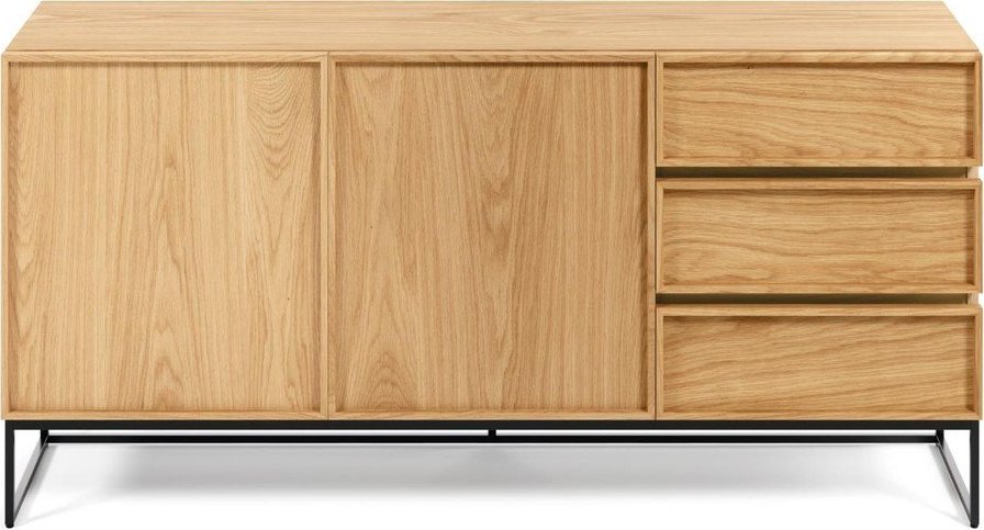 Komoda v dekoru dubu v přírodní barvě 160x78x42 cm Taiana – Kave Home Kave Home