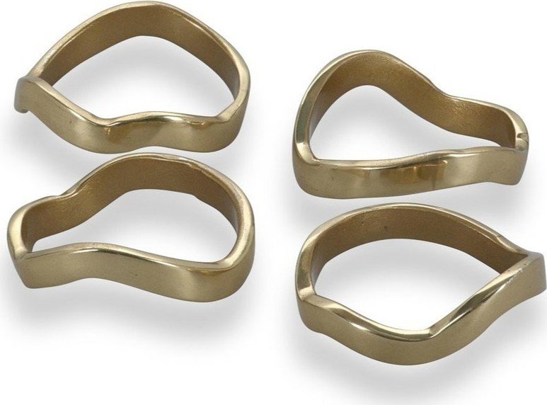 Kovové kroužky na ubrousky v sadě 4 ks Charm – S|P Collection S|P Collection