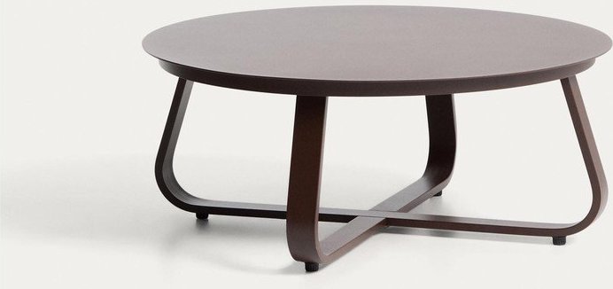 Kovový kulatý zahradní konferenční stolek ø 80 cm Tamaris – Kave Home Kave Home