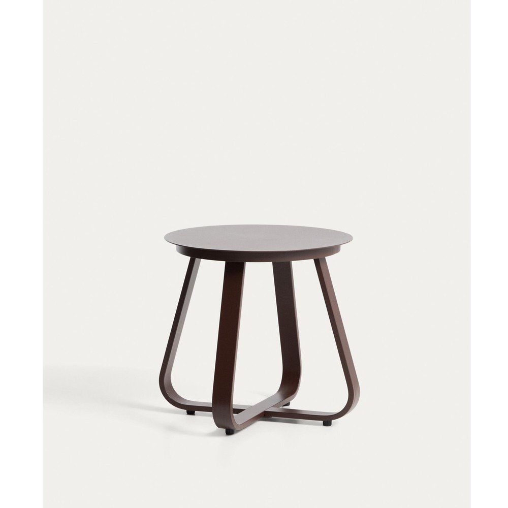 Kovový kulatý zahradní stolek ø 48 cm Tamaris – Kave Home Kave Home