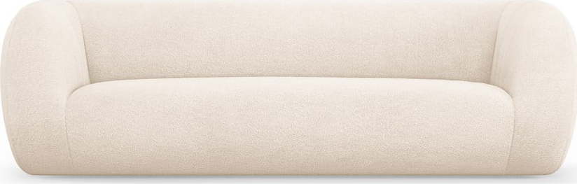Krémová pohovka z textilie bouclé 230 cm Essen - II. jakost – Cosmopolitan Design Cosmopolitan design