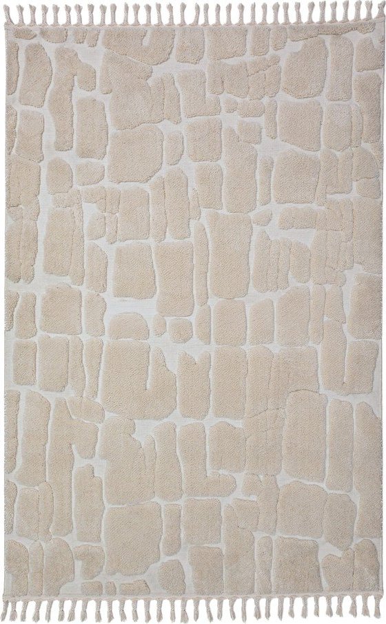 Krémový koberec 200x300 cm Esra Cobbled – Flair Rugs Flair Rugs